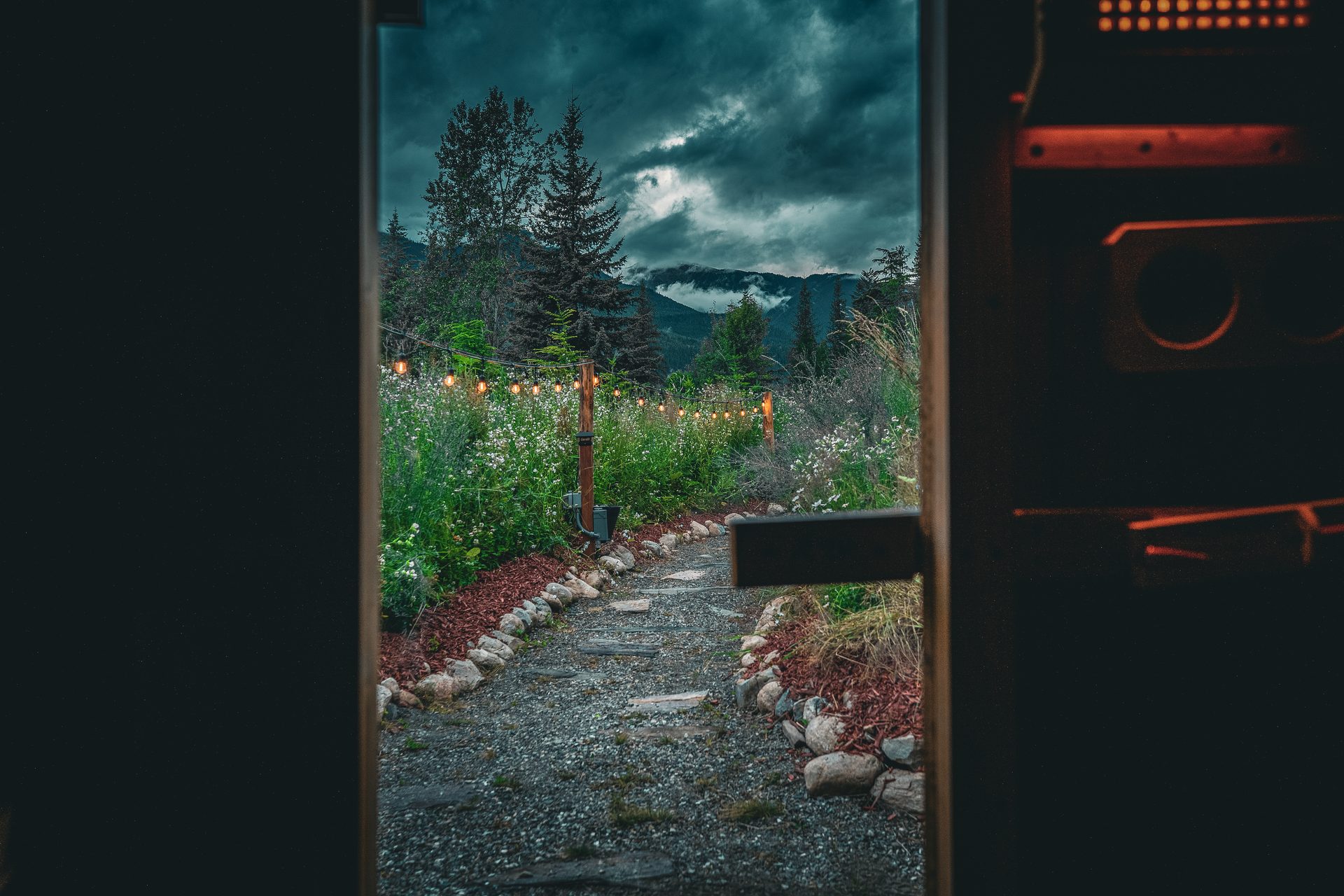 View of Meadow Mountain from the bedroom window